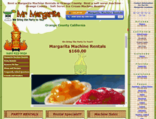 Tablet Screenshot of mrmargaritaorangecounty.com